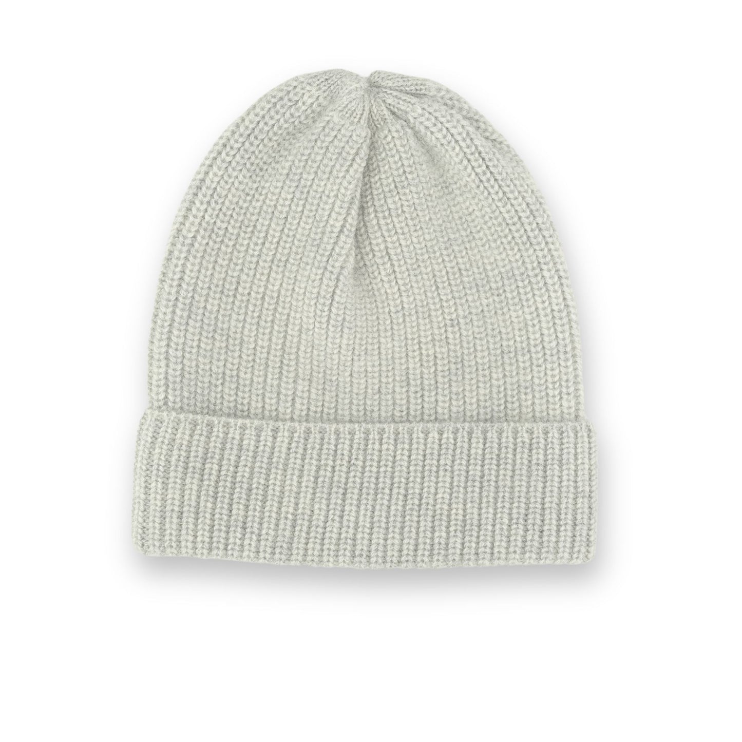 Cashmere Babymütze in Rippenstrick