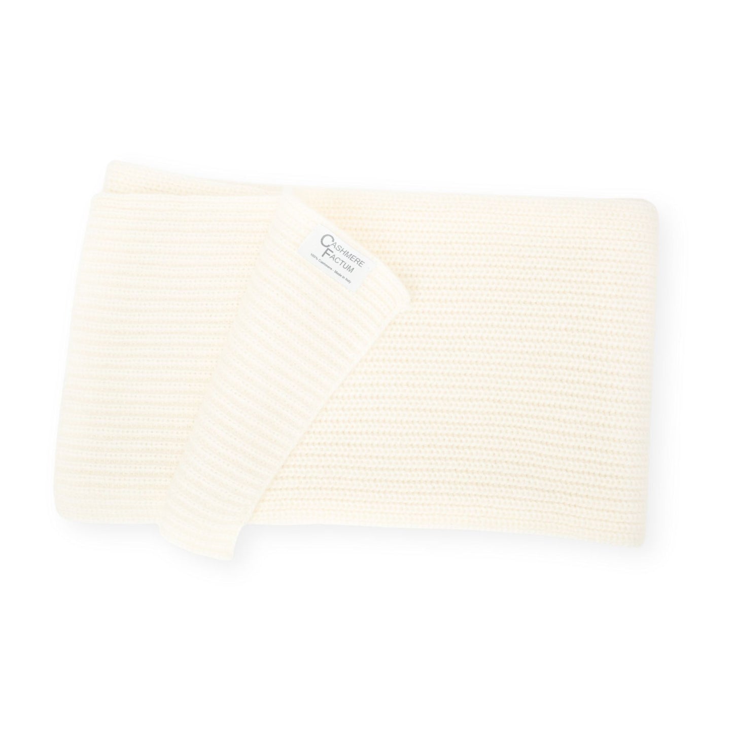 Cashmere Babyschal in Rippenstrick
