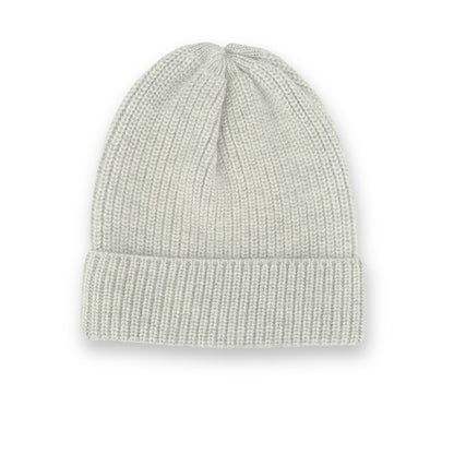 Cashmere Babymütze in Rippenstrick