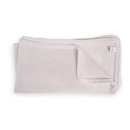Cashmere Babydecke Zopfrand