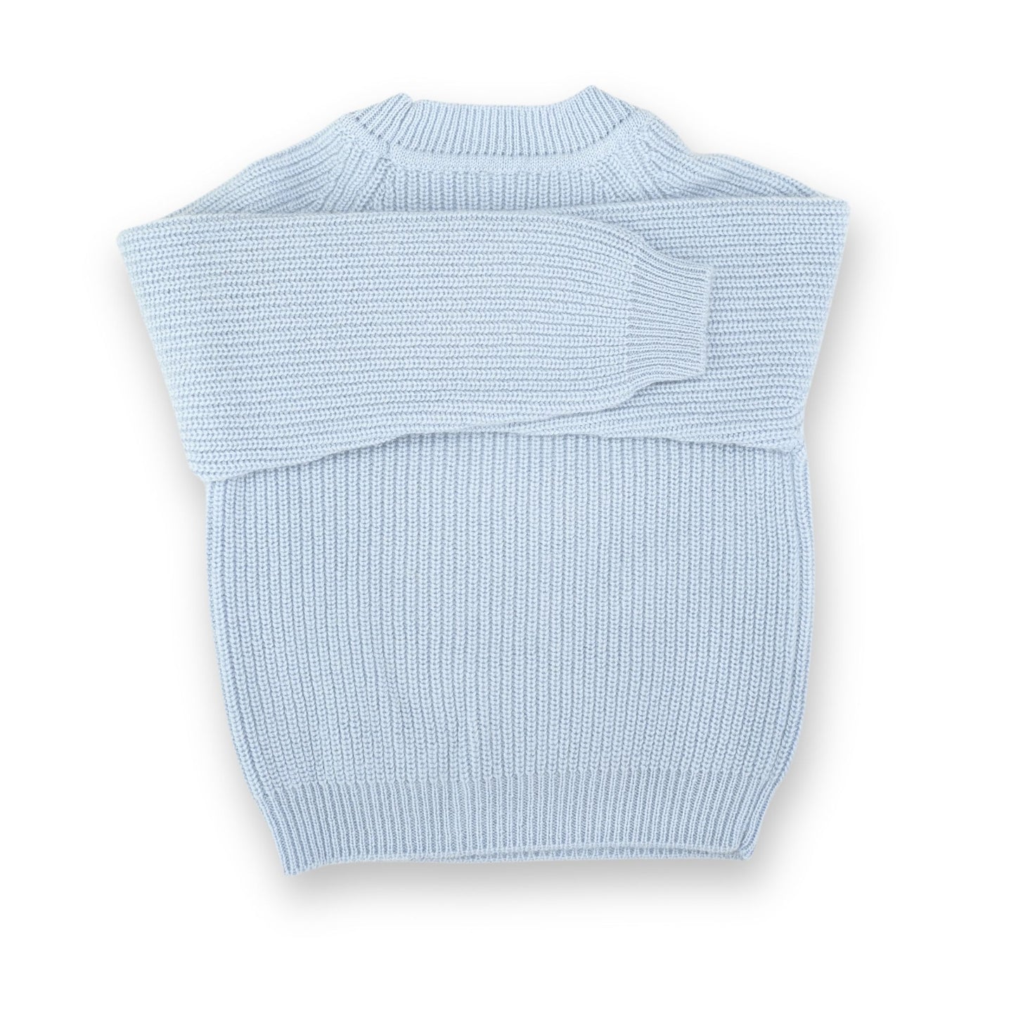 Cashmere Babysweater in Rippenstrick