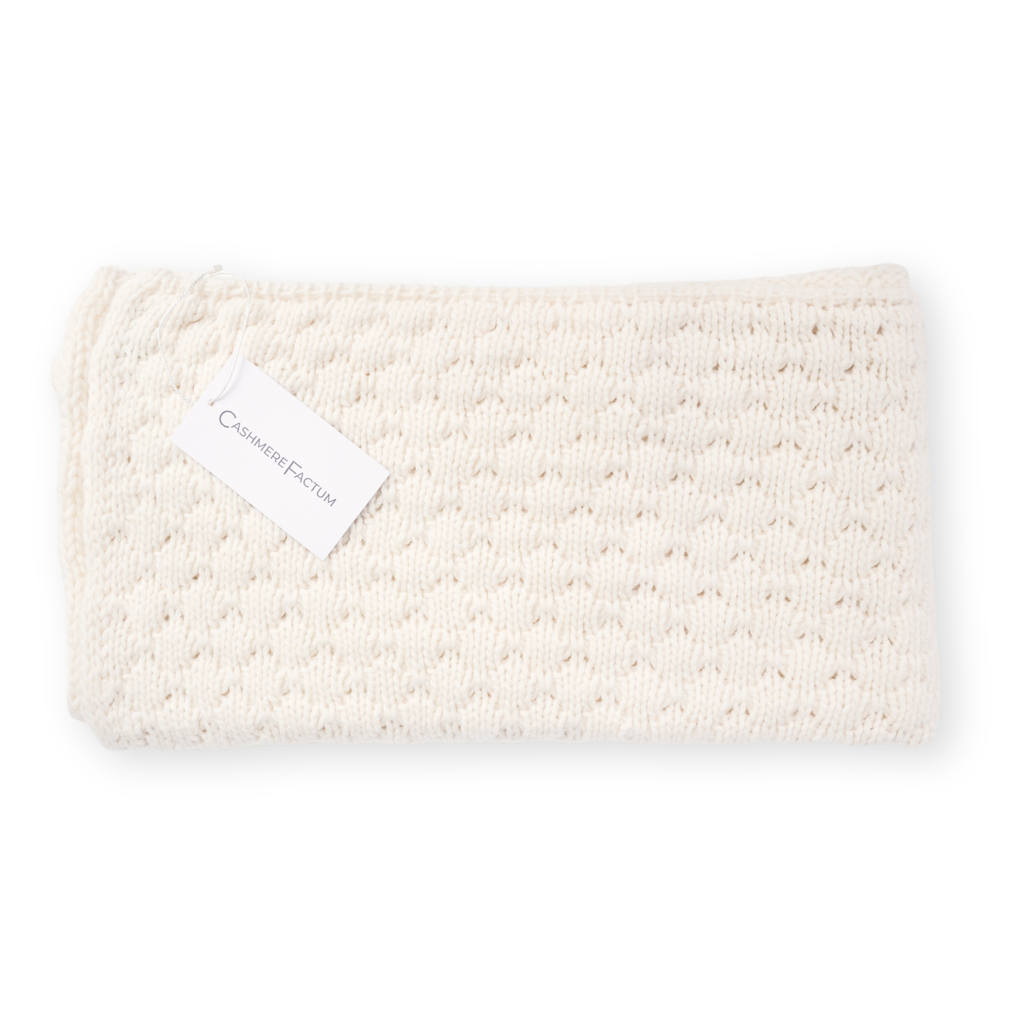 Cashmere Handstrick Babydecke Balloon - die warme Decke - sehr weich