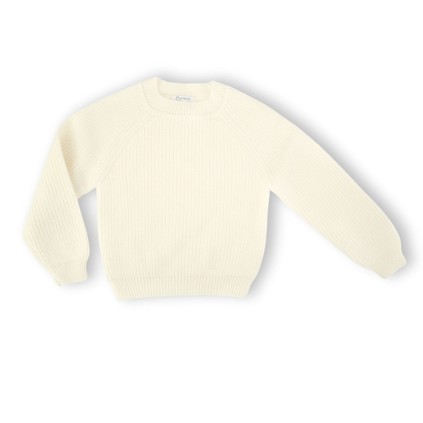 Cashmere Babysweater in Rippenstrick