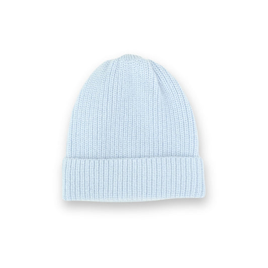 Cashmere Babymütze in Rippenstrick