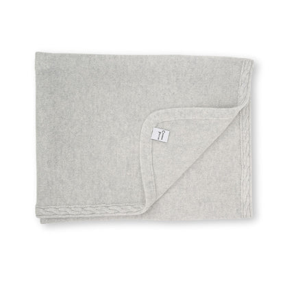 Cashmere Babydecke Zopfrand