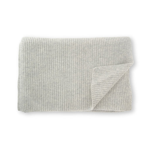 Kaschmirschal N°3 in klassischem Rippenstrick