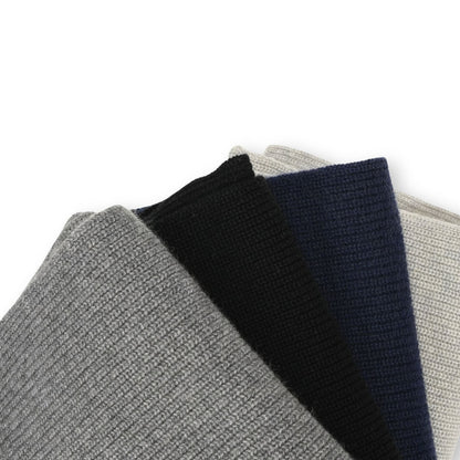 Kaschmirschal N°3 in klassischem Rippenstrick