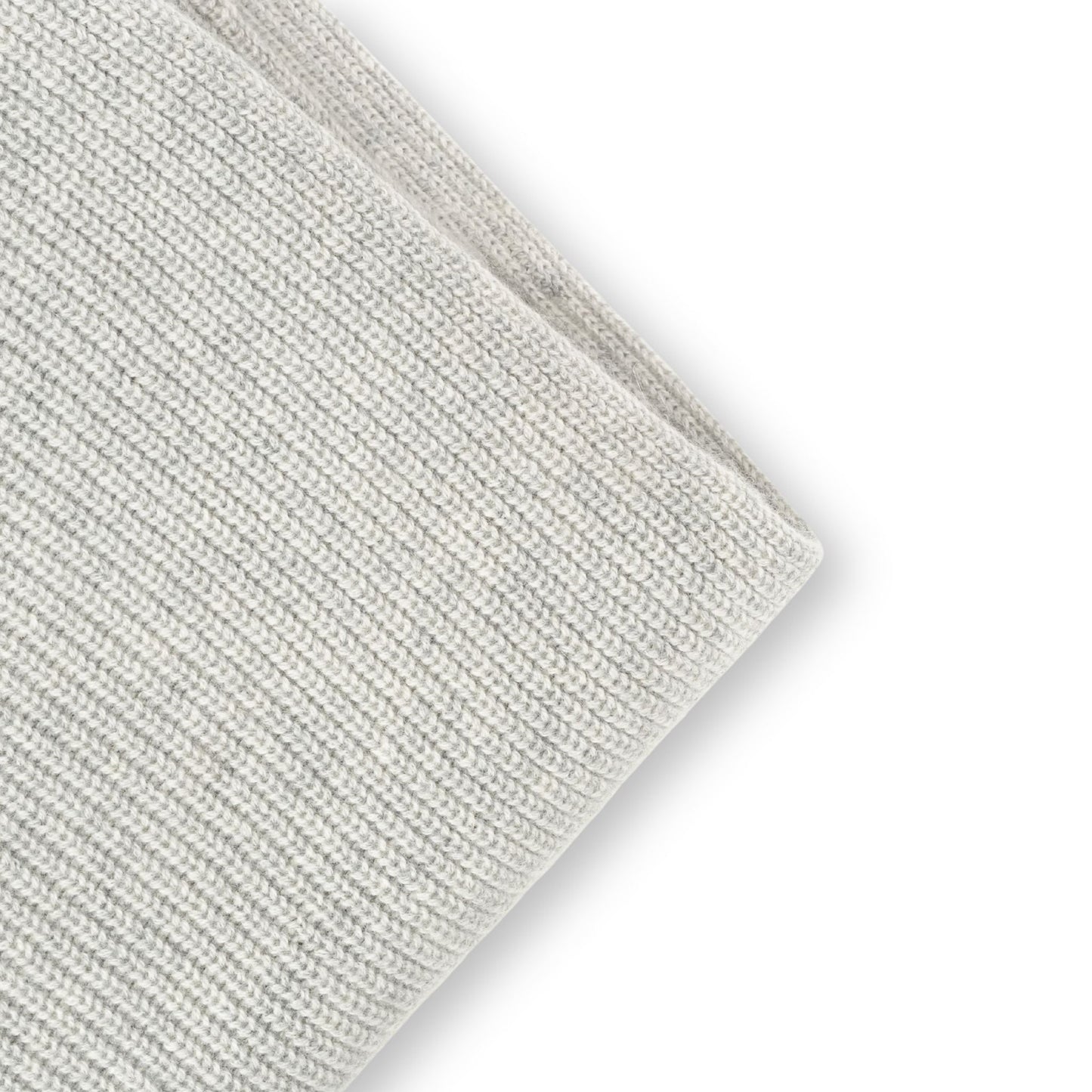 Kaschmirschal N°3 in klassischem Rippenstrick