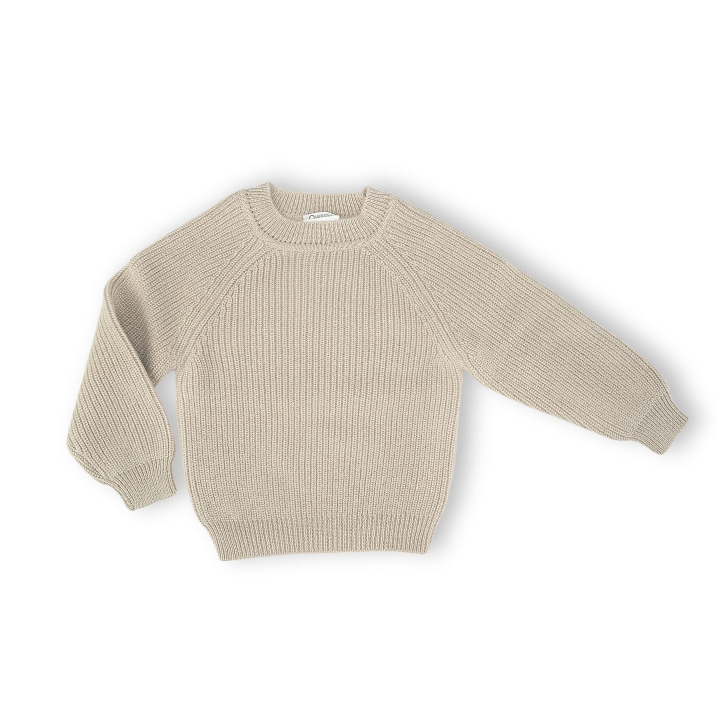Cashmere Babysweater in Rippenstrick
