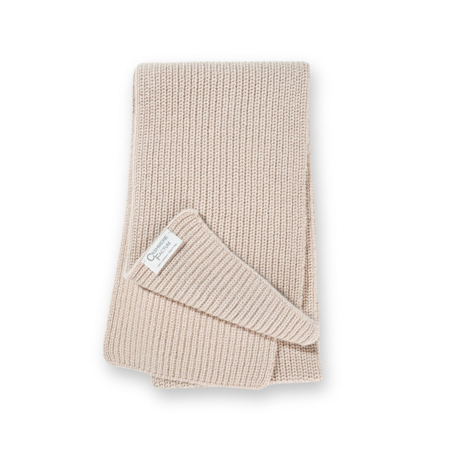 Cashmere Babyschal in Rippenstrick
