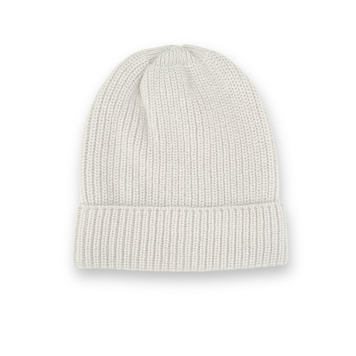 Cashmere Babymütze in Rippenstrick